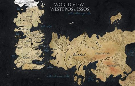 Mapa De Westeros E Essos Game Of Thrones Br Amino