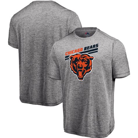 Chicago Bears Majestic Showtime Pro Grade Cool Base T Shirt Gray