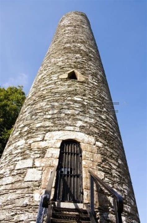 The Round Tower At Monasterboice In Ireland