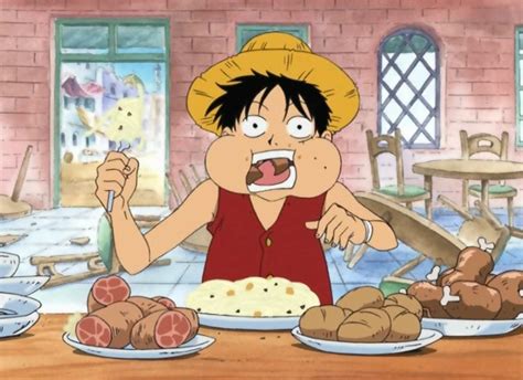 Eating Luffy Con Imágenes Anime One Piece One Piece Manga Sombrerero