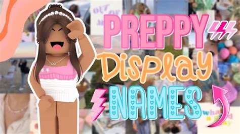 Preppy Display Names For Roblox Youtube