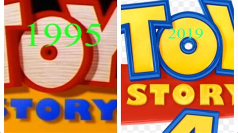 Evolution Of Toy Story Logo 1995 2019 Youtube