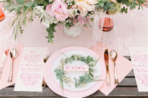 Blushing Bride Bridal Shower With All The Blush Hues Hotel Del