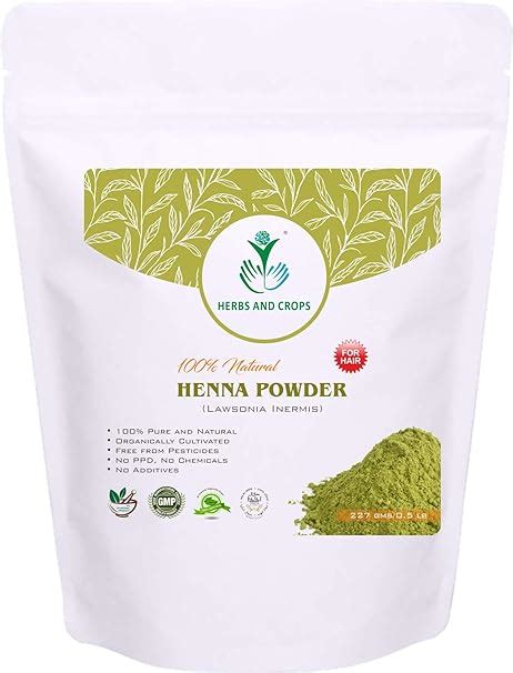 100 Natural Henna Powder For Hair 227g 12 Lb 8