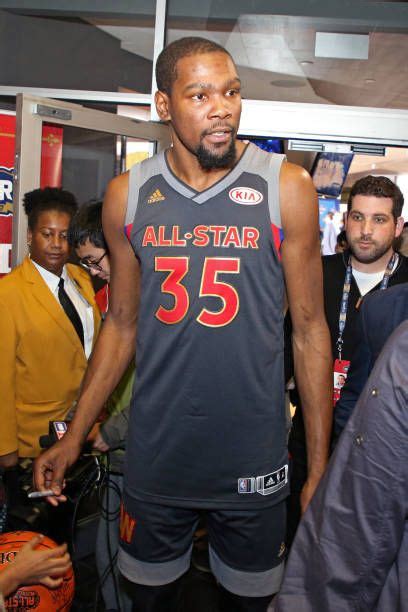 Kevin Durant Of The Western Conference Allstar Team Walks Off The Court