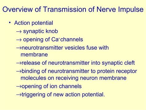 Nerve Impulse Conduction