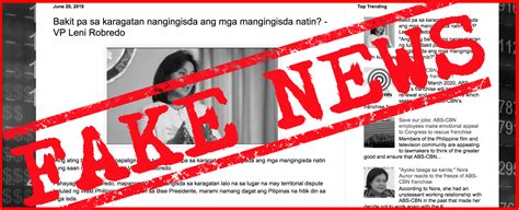 Vera Files Fact Check Viral Robredo Quote On Recto Bank Allision Fake Vera Files