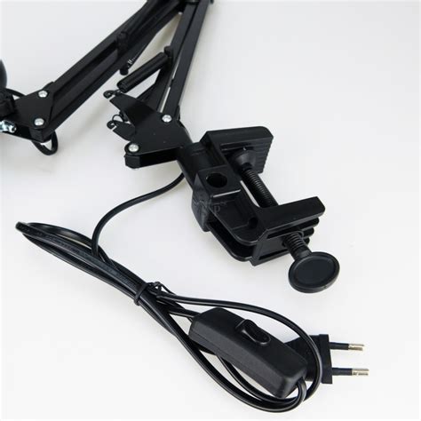 $5.00 coupon applied at checkout save $5.00 with coupon. 406 E27 Long Swing Arm Adjustable Desk Lamp (Black) c/w On/Off Switch And Clip Accessories