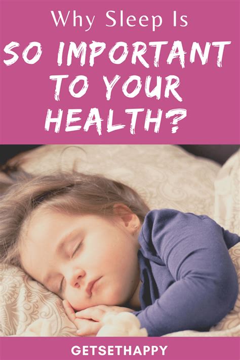 Why Sleep Is So Important To Your Health Artofit