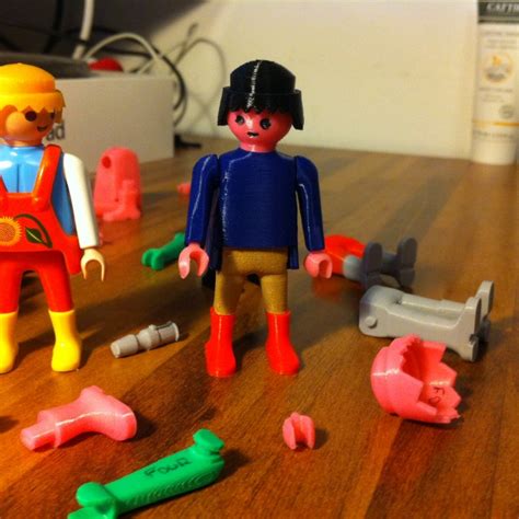 3d Printable Playmobil Fully Printable And Functional By Raaymakers