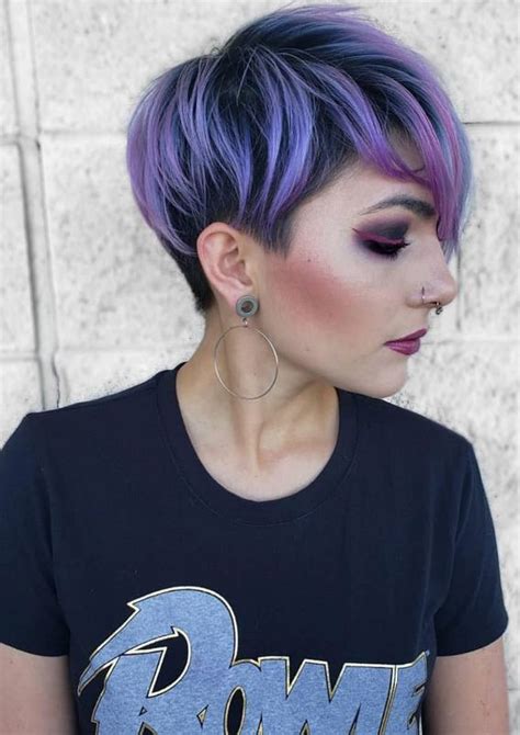 Stunning Purple Pixie Haircuts For Bold Look In 2019 With Images