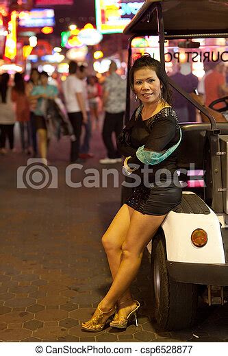 Picture Of Prostitute In Street Asian Prostitute In Pattaya Walking