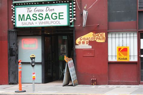 The Green Door Massage Parlor Photograph By Rick Hale