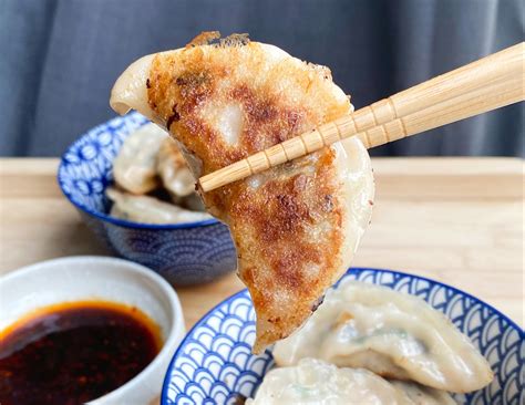 Traditional Chinese Pork Shrimp And Chive Dumplings Best Potstickers