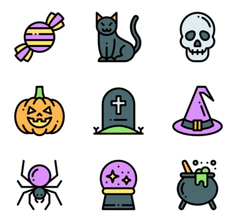 584 Icon Packs Of Halloween Halloween Icons Doodle Illustration