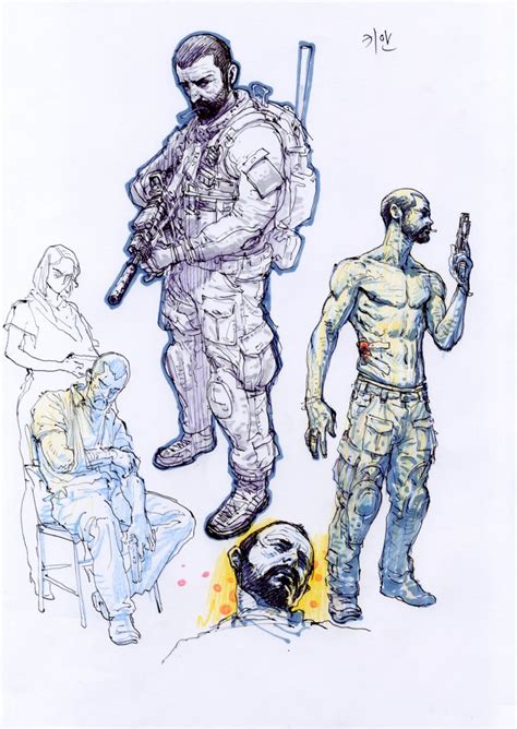 Dossier Spygame Portfolio Soldier Drawing Character