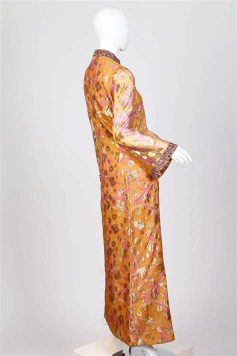 1960s Luxe Bohemian Dress With Crystals At 1stdibs