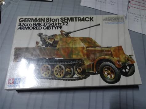 Maquette German Half Track Sdkfz 72 37mm 8 Tonnes Tamiya 135 Eur 20