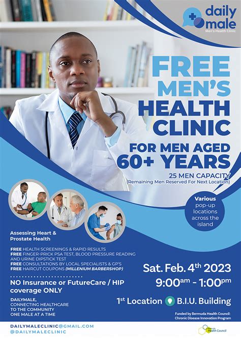 Free Health Checks For Men 60 And Above Bernews