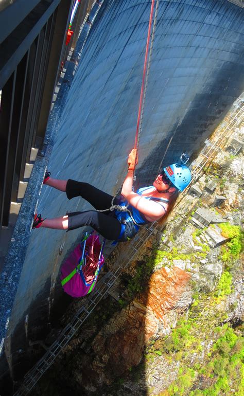 The Tallest Commercial Abseil In The World Mapping Megan Dam