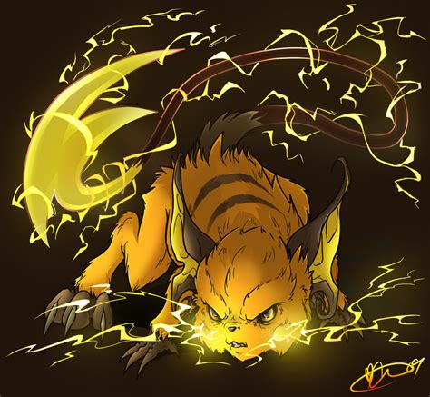 Pokemon 026 Raichu By Bhs Archetyperex On Deviantart