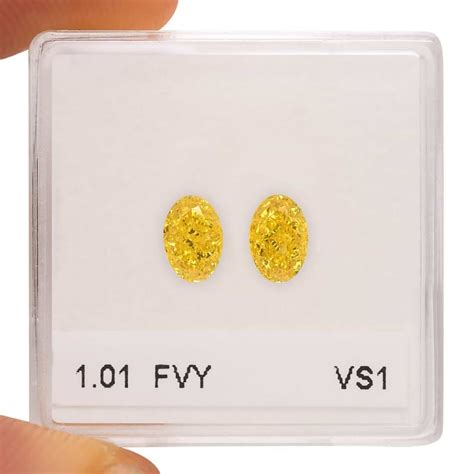 101 Carat Fancy Vivid Yellow Diamonds Oval Shape Vs1 Clarity Gia