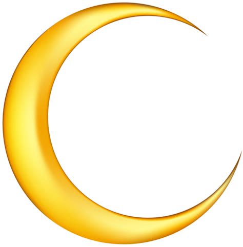 Golden Crescent Moon Png Image Png Mart Images And Photos Finder
