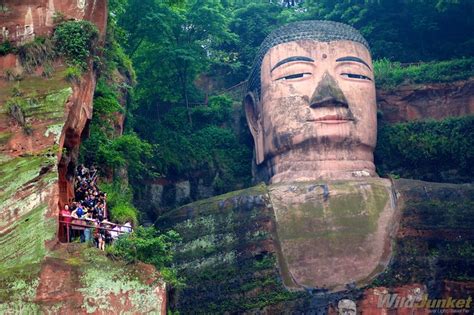 The Leshan Giant Buddha In China Is The Tallest Buddha Statue In The