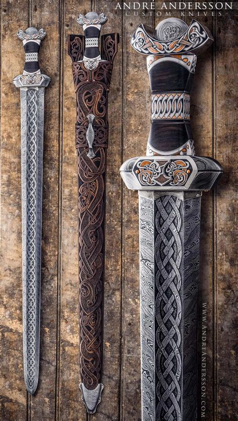 Bjornsvefn New Custom Viking Sword André Andersson Custom Knives