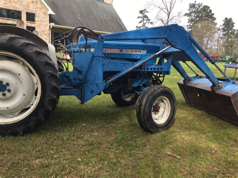 Ford 4000 Diesel Tractor With Front End Loader And Mower 50 Hp For Sale