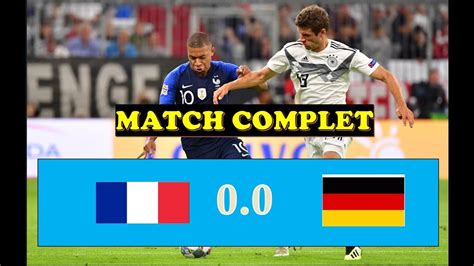 Les défis auxquels la france et l'allemagne sont confrontés aujourd'hui sont souvent similaires, de natures diverses (écologique, sociale, économique) et de plus en plus complexes. Allemagne vs France 0-0 - YouTube