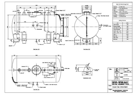 The Water Tank Detail Stated In This Autocad Drawing File Download