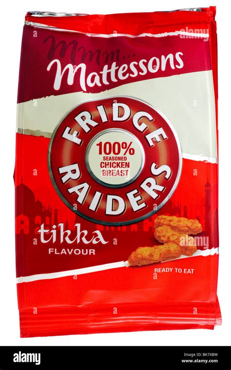 Packet Of Mattessons Fridge Raiders 100 Tikka Flavour Seasoned