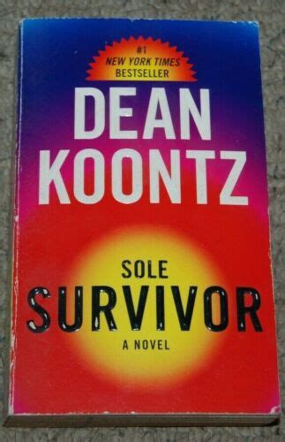Sole Survivor By Dean Koontz Mystery Thriller Pb Book Ebay