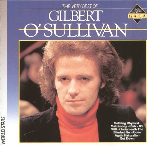 Gilbert Osullivan The Very Best Of 1986 Cd Discogs
