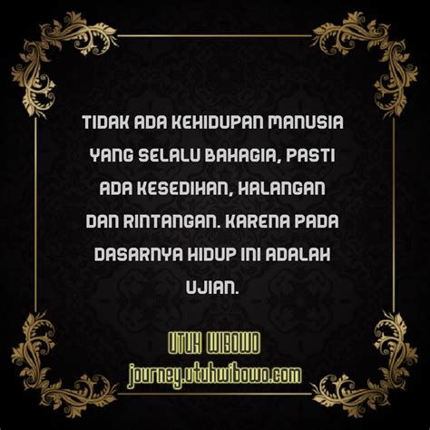 Check spelling or type a new query. Utuh Wibowo • Tidak ada kehidupan manusia yang selalu ...