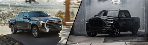 2024 Toyota Tundra Vs Ram 1500 Which Truck Is Better
