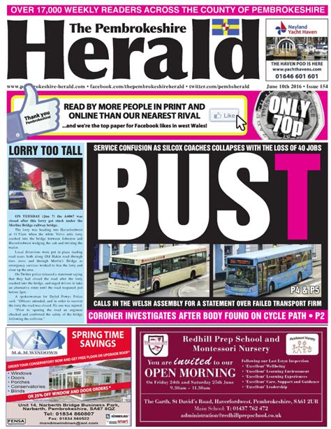 Issues 151 160 The Pembrokeshire Herald
