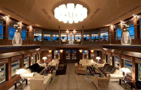 The 76 M Amels Yacht Reborn Has A Very Impressive Double Height Atrium