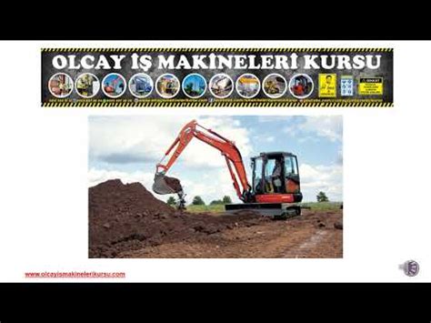 EKSKAVATÖR EHLİYETİ SINAV SORULARI 1 YouTube