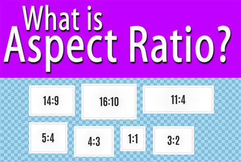 Aspect Ratio All The Aspects Explained Easy Tv