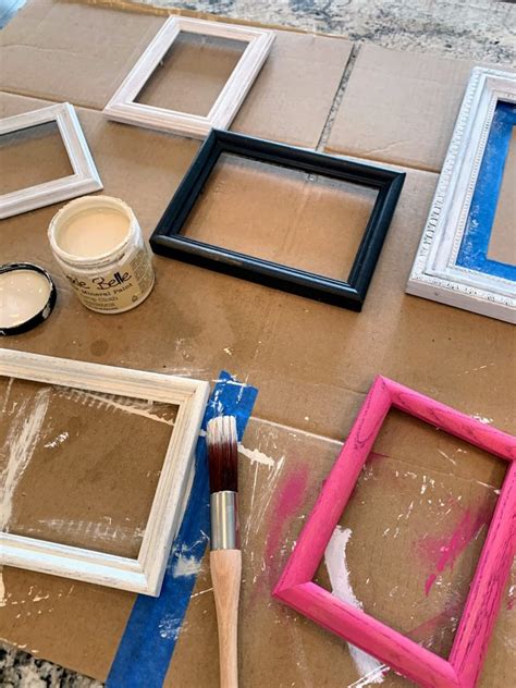 How To Paint Picture Frames The House On Silverado