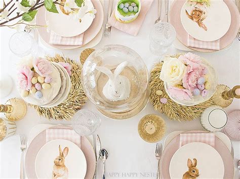 See more ideas about easter, easter crafts, easter table. Setting a Simple Easter Table: Easy Decorating Ideas - Happy Happy Nester