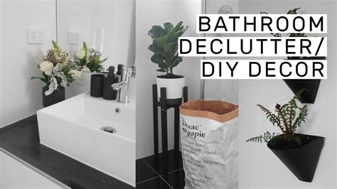 Bathroom Decluttering Diy Decor Rachel Aust Youtube