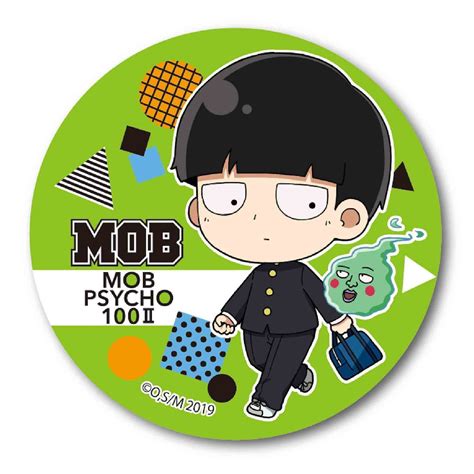 Mob Psycho 100 Season 2 Shigeo Kageyama Tekutoko Can Badge Yokaiju