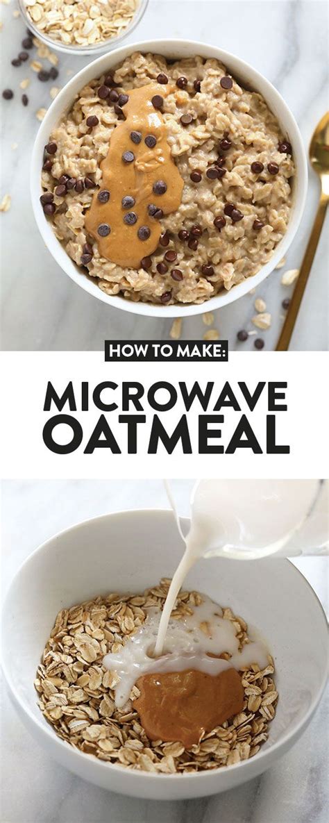 What makes a filling food? Only have a couple of minutes for breakfast? Make either rolled oats or quick-cooking oats in ...