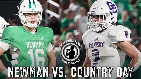 Newman Vs Country Day Week 8 Highlights Arch Manning Breaks