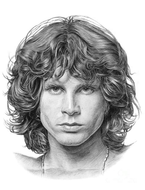 Jim Morrison The Doors Drawing By Vlado Ondo