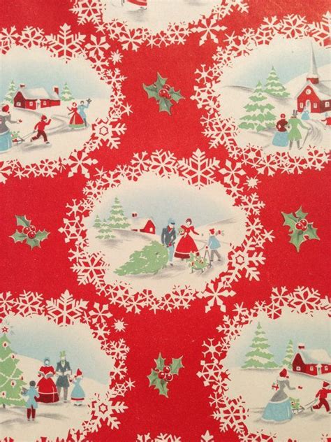Victorian Wrapping Paper Vintage Christmas Wrapping Paper Victorian