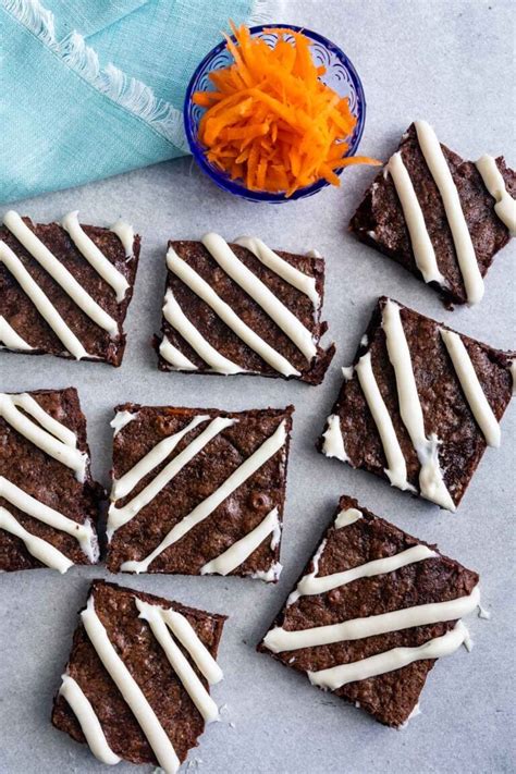 Carrot Cake Brownies Fudgy Easter Brownies Crazy For Crust